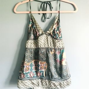 Silk halter cami sleepwear or loungwear